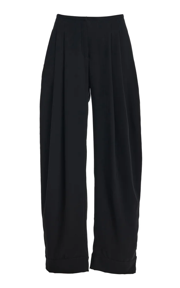 Pleated Barrel Pants
