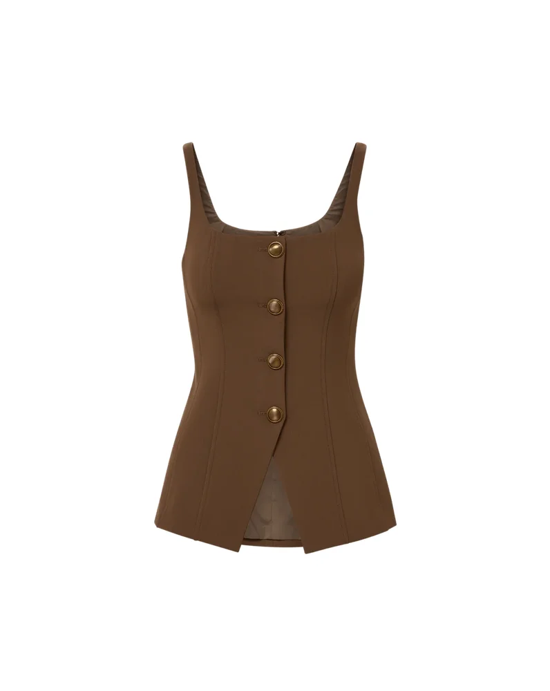 Liana Button-Up Vest