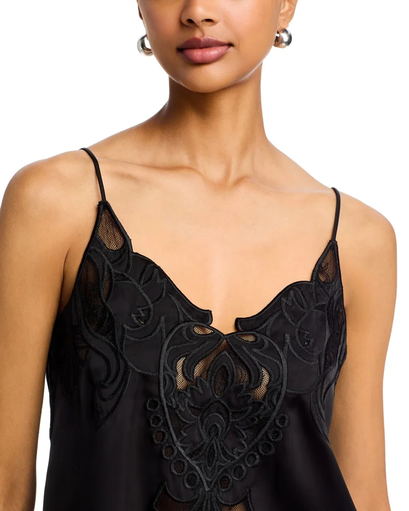 Lace Satin Inset Camisole - Exclusive
