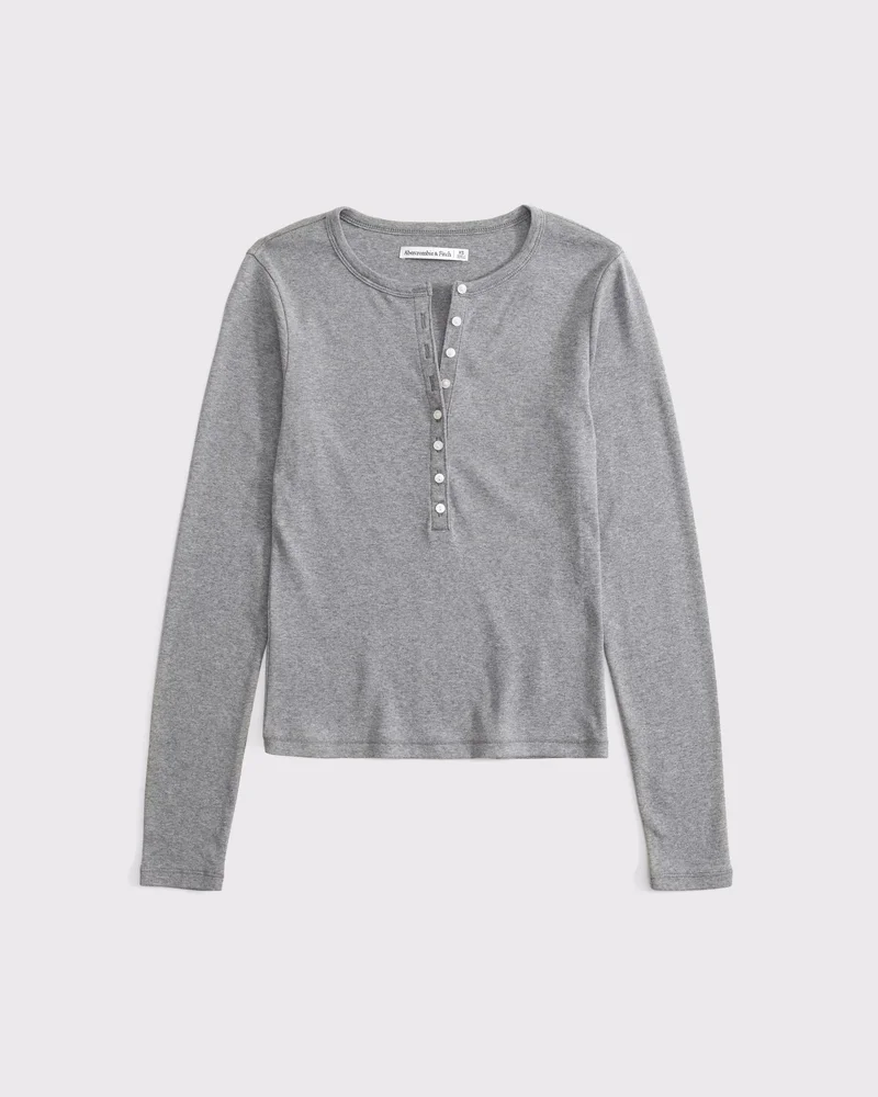 100% Cotton Henley