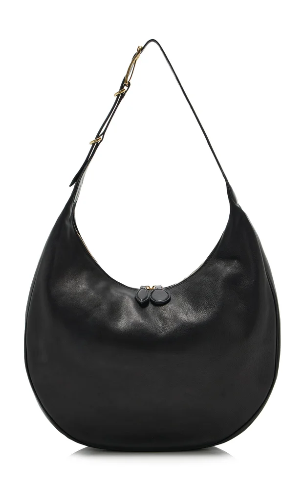 Moon Leather Hobo Bag
