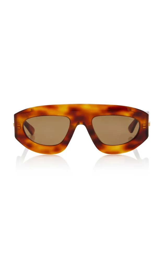 Aviator-Frame Acetate Sunglasses