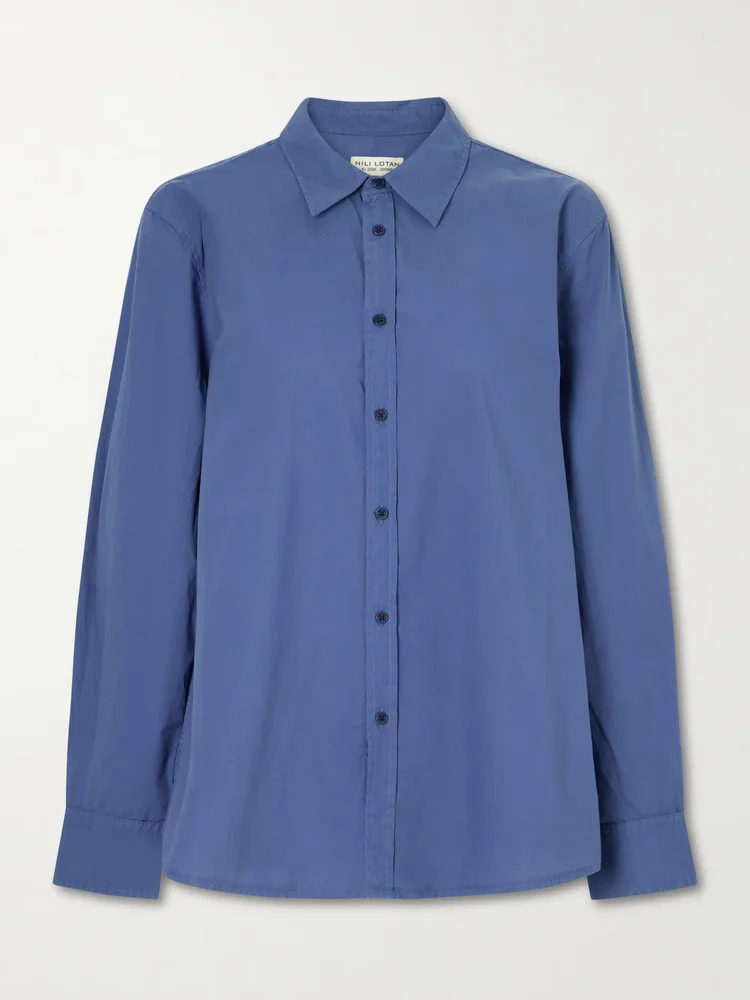 Raphael cotton-poplin shirt