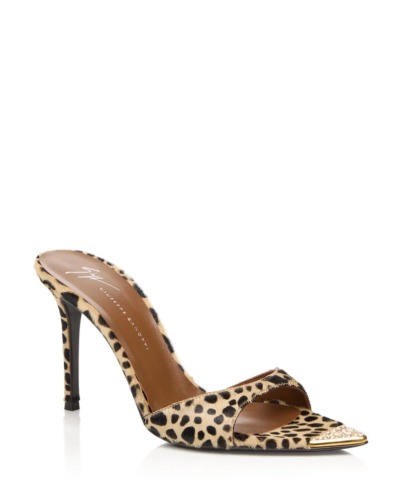 Women's Intriigo Savage Calf Hair High Heel Mules