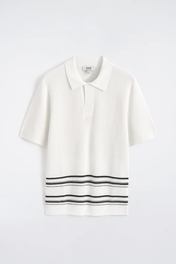 Washed linen shirt with point collar