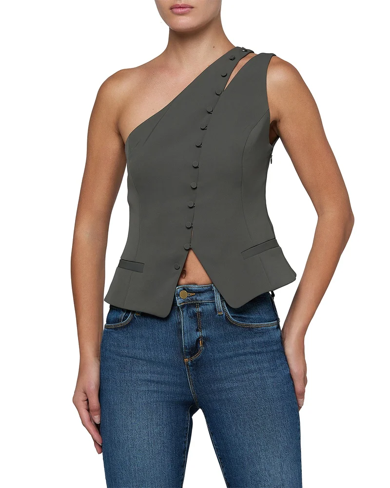 Zinnia One Shoulder Vest