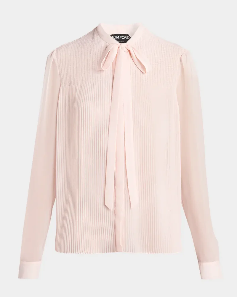 Chiffon Micro Pleated Top