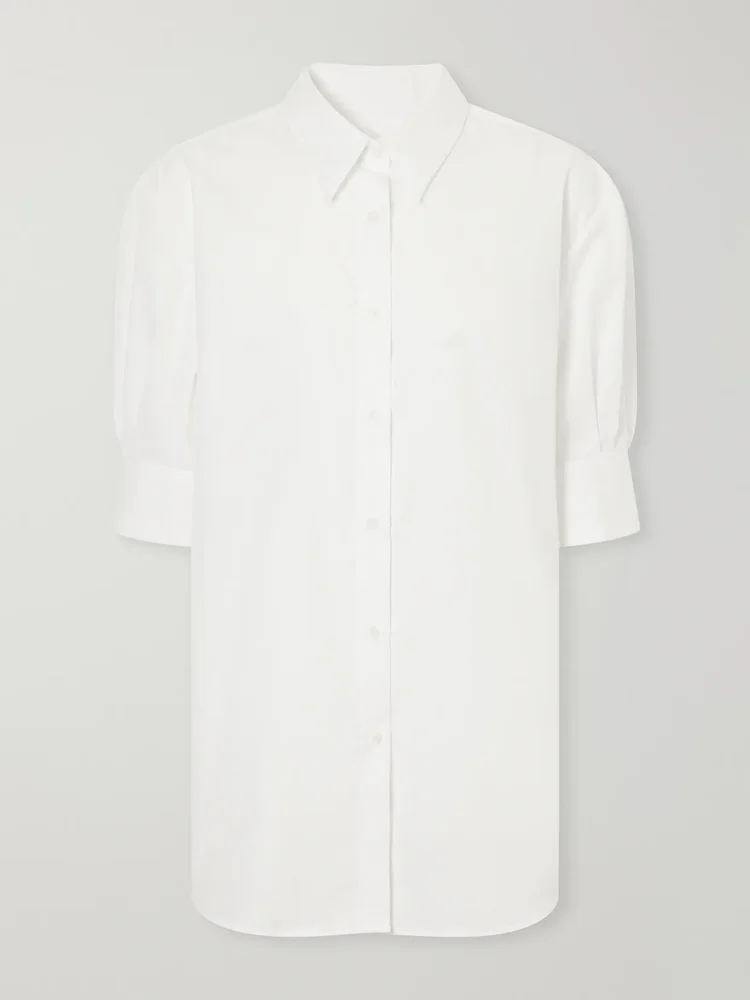 Cotton-poplin shirt