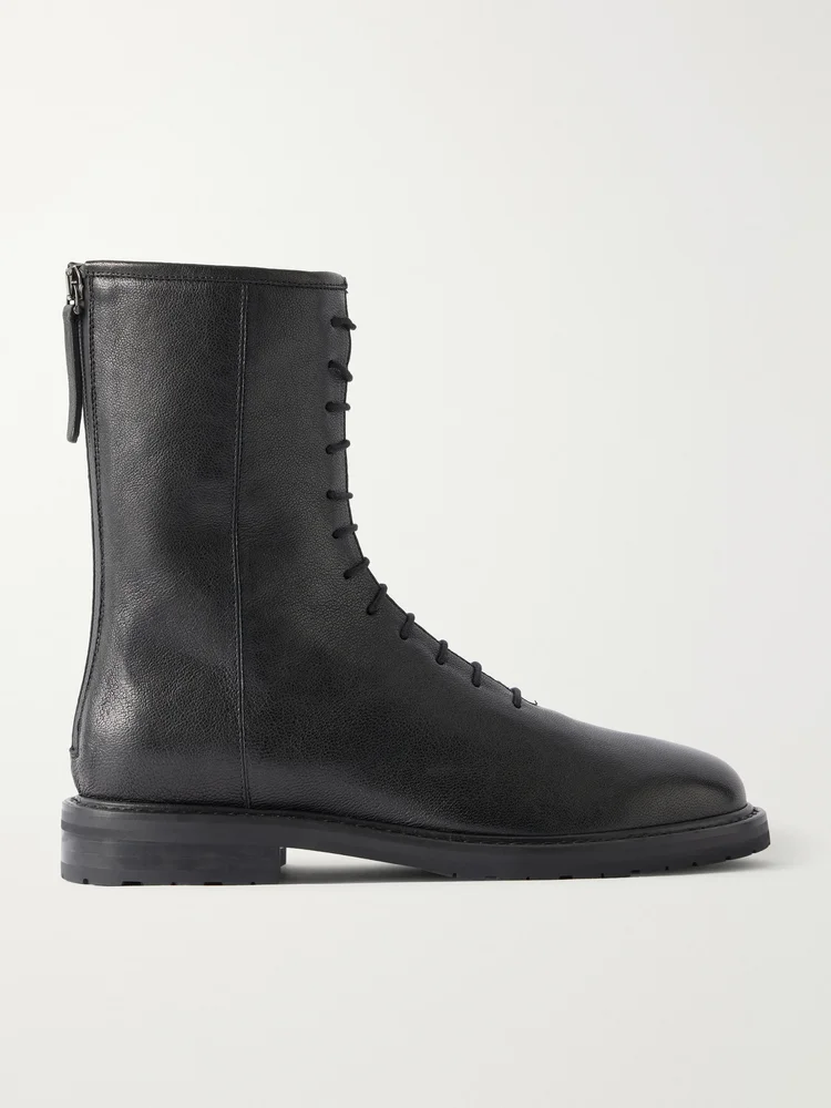 08 leather ankle boots