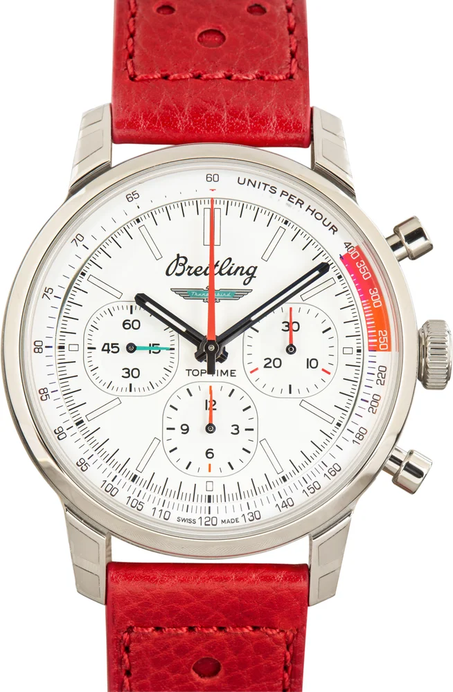 Pre-Owned Top Time B01 Ford Thunderbird White Dial