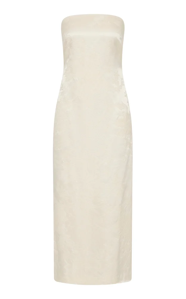 Jacquard Wool-Blend Midi Dress