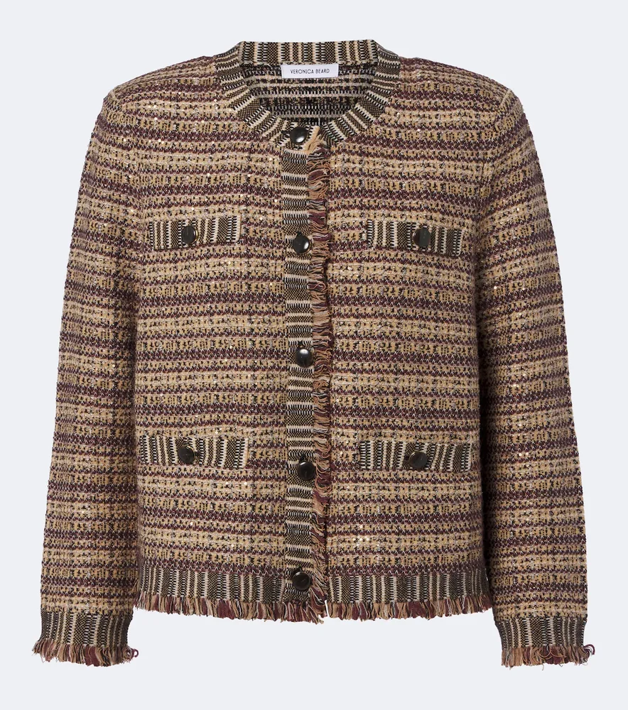 Sariyah cropped tweed jacket
