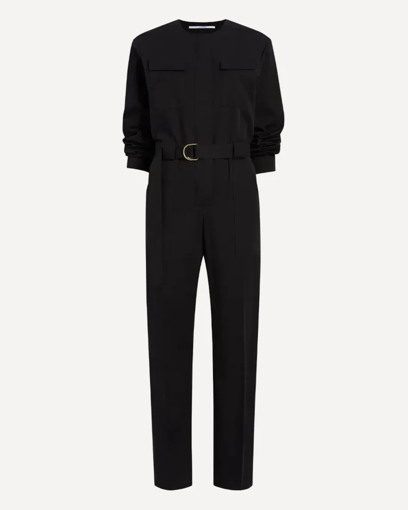 Collarless Jumpsuit