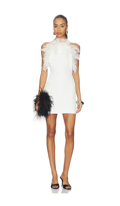 Mini Feather Dress THE ATTICO