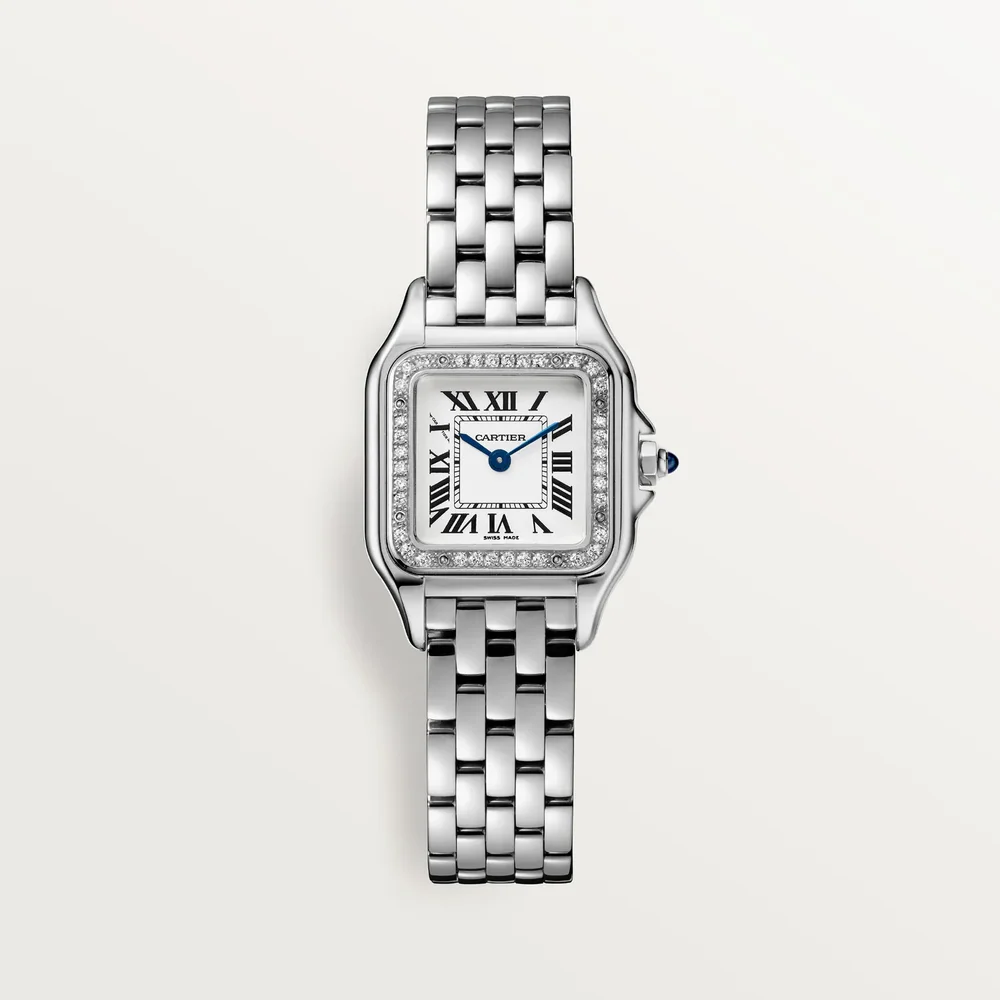Panthère de Cartier Watch, Small Model with Diamond Bezel