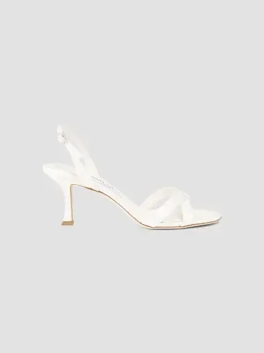Elsy 70MM Satin Slingback Sandals