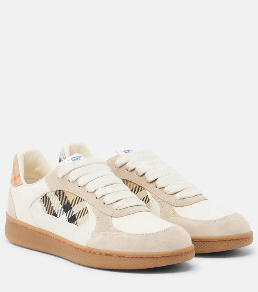 Terrace leather and suede sneakers