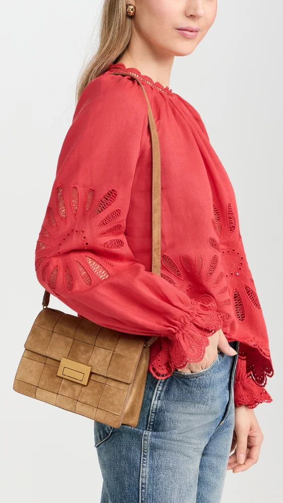Delphine Leather Clutch