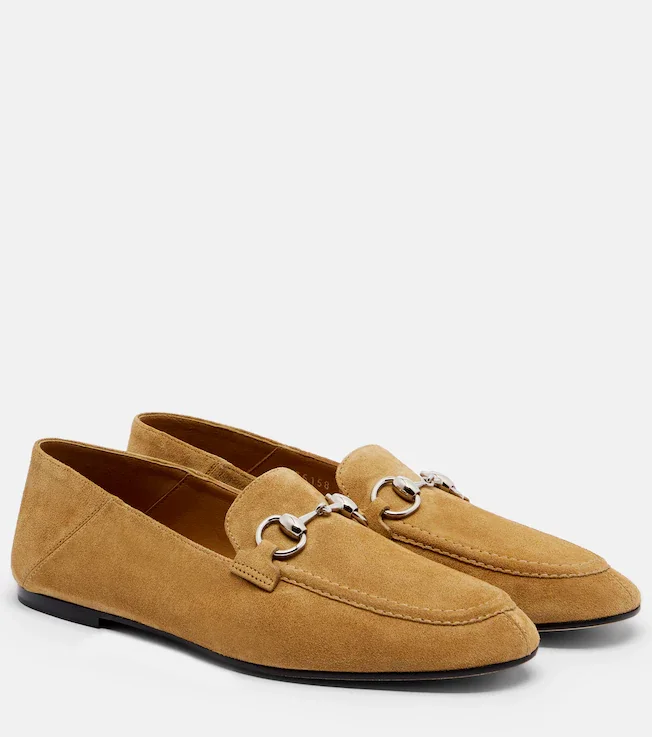 Jordaan Horsebit suede loafers