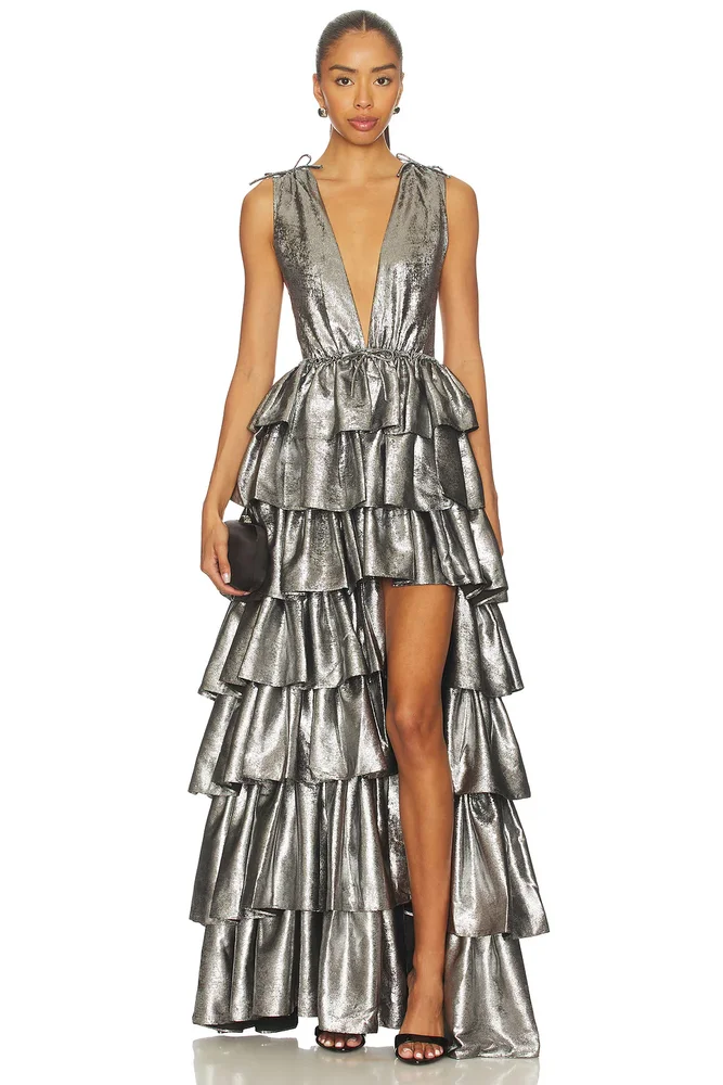 Henriette Ruffle Gown