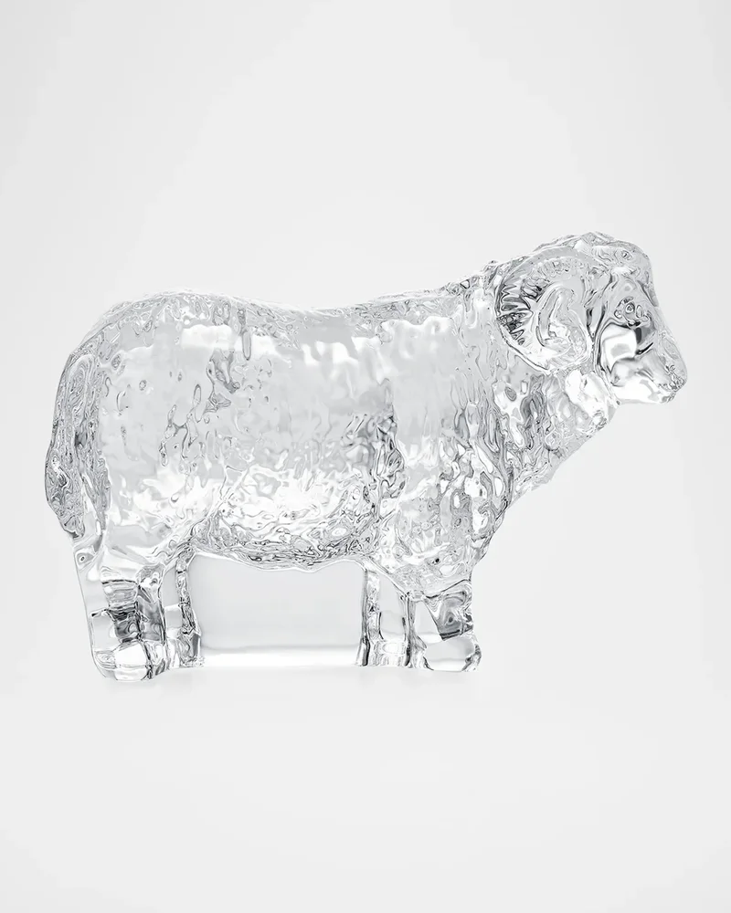 Zodiac Sheep Crystal Figurine
