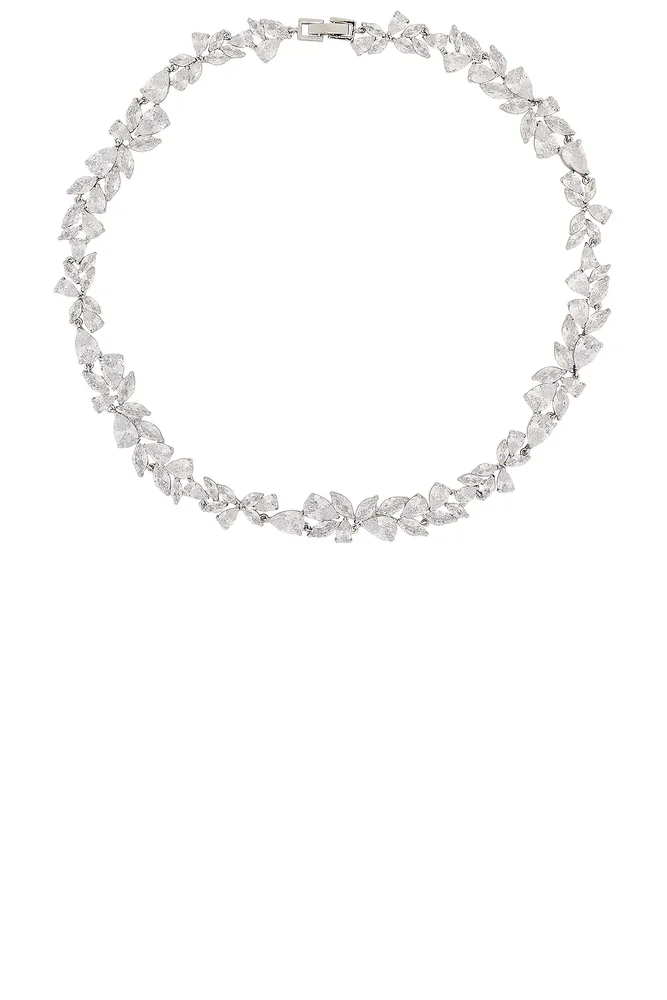 Fallen Leaf Tennis Necklace