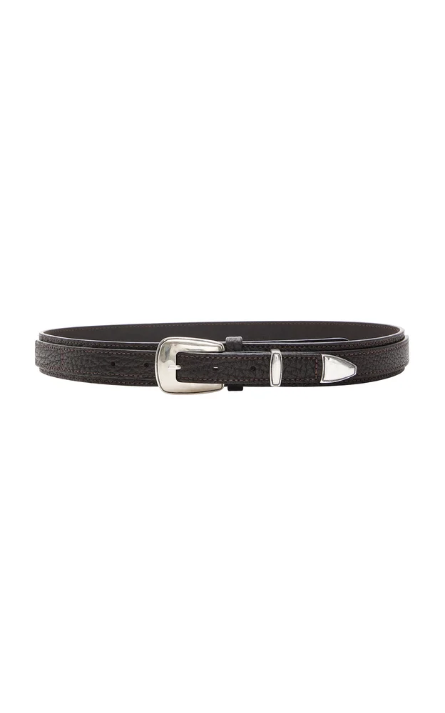 Minimal Western Leather Belt