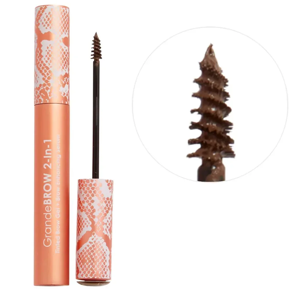GrandeBROW 2-In-1 Tinted Brow Gel + Brow Enhancing Serum in Medium