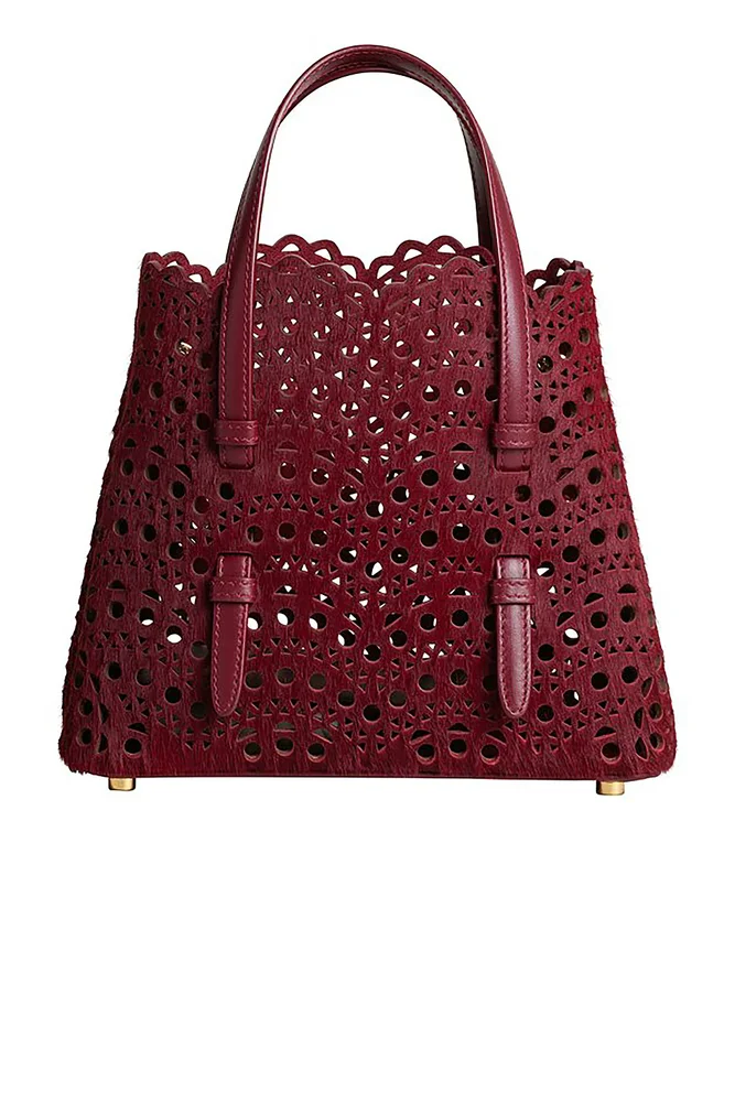 ALAÏA Mina 20 Haircalf Bag