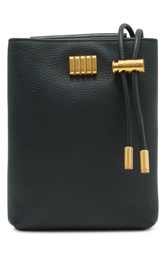 Solene Leather Phone Crossbody Bag