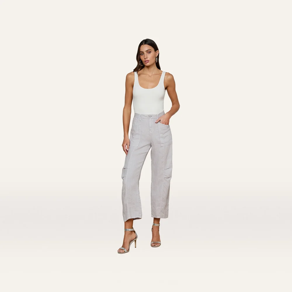 Cody Cropped Linen Pant