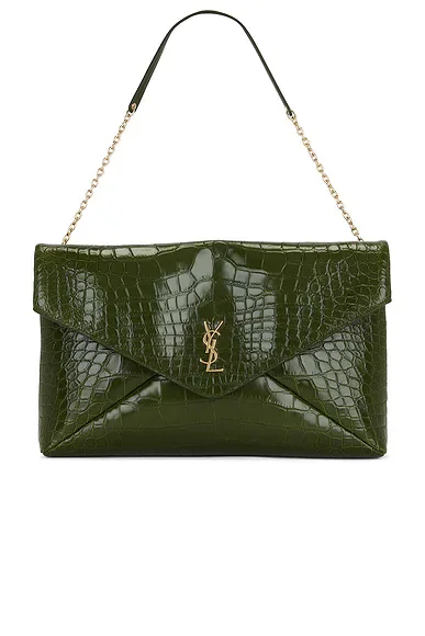 XXL Alligator Envelope On Chain Bag