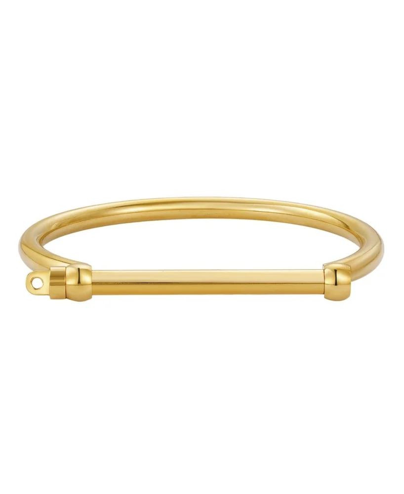 Tarnish Resistant Gold Screw Cuff