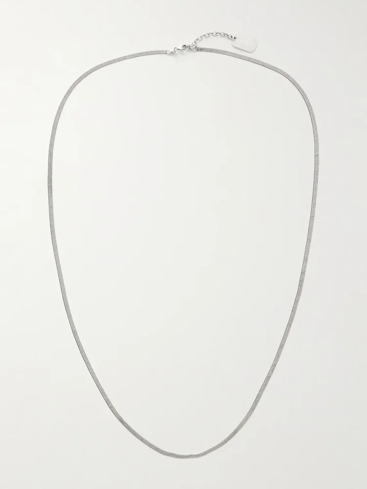 Silver-Tone Chain Necklace