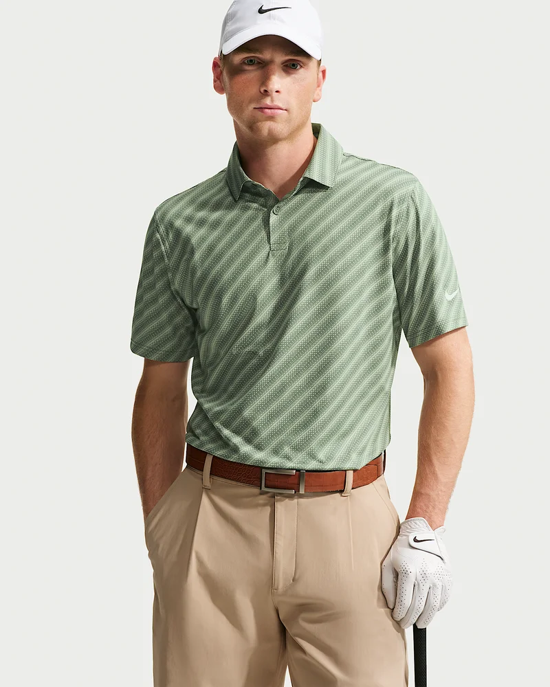 Velocity Men's Dri-FIT Striped Golf Polo