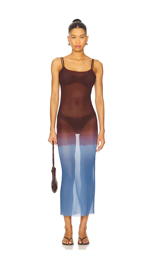 Mesh Scoop Maxi Slip WeWoreWhat
