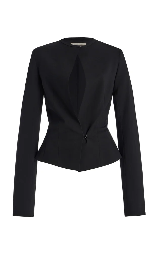 Keyhole Wool Jacket