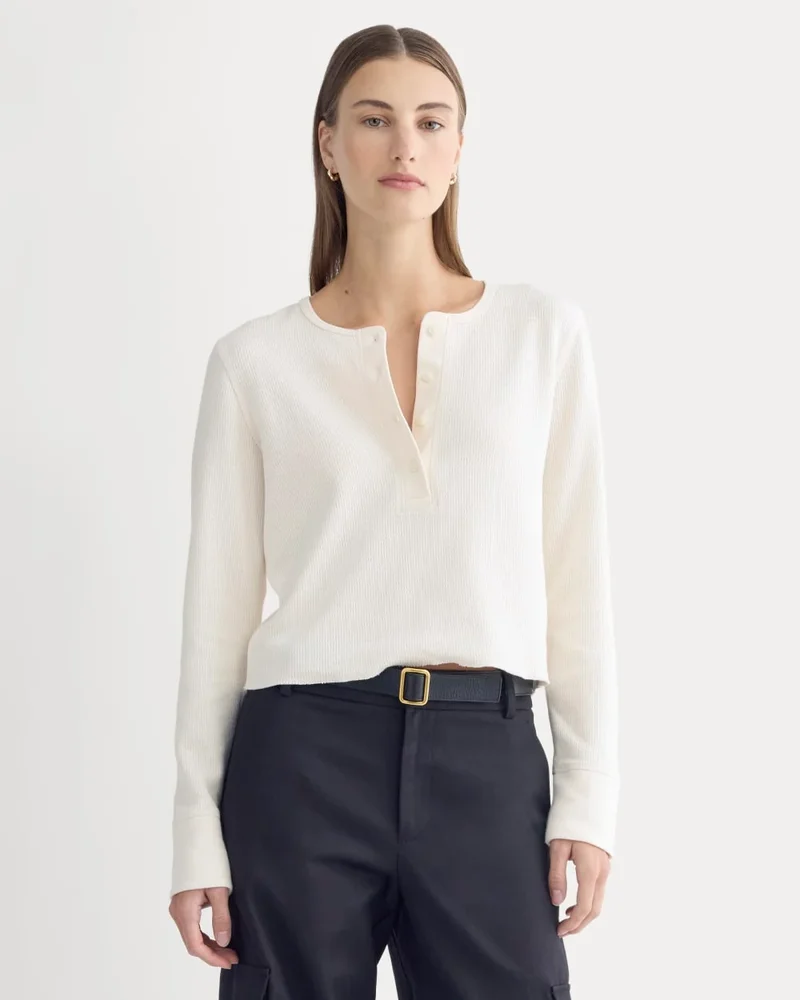 womens-boxy-henley-in-cozy-waffle-bone Open media 3 in modal womens-boxy-henley-in-cozy-waffle-bone Open media 4 in modal womens-boxy-henley-in-cozy-waffle-bone Open media 5 in modal womens-boxy-henley-in-cozy-waffle-bone Open media 6 in modal womens / Tees Boxy Henley in Cozy Waffle