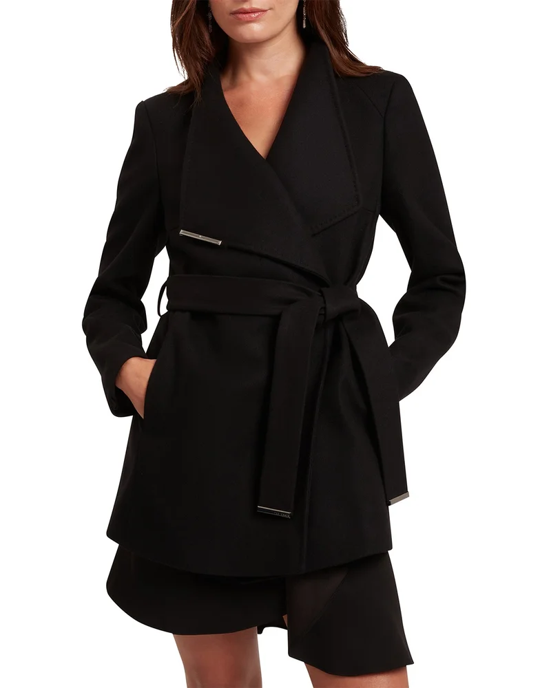 Rosess Wool Blend Wrap Coat