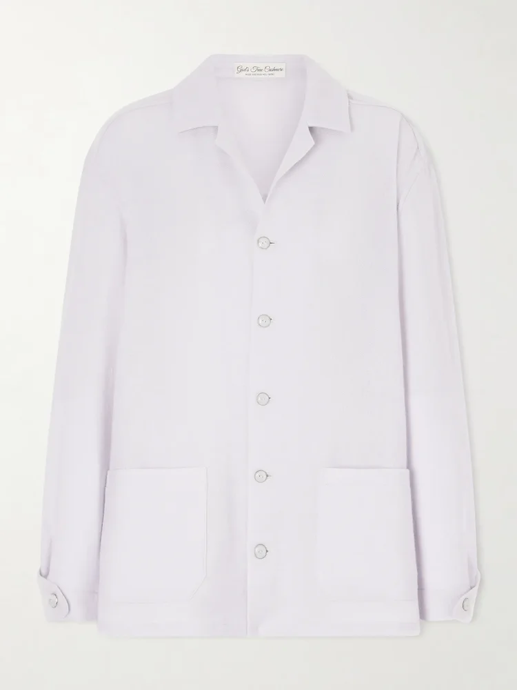 Cashmere pyjama shirt