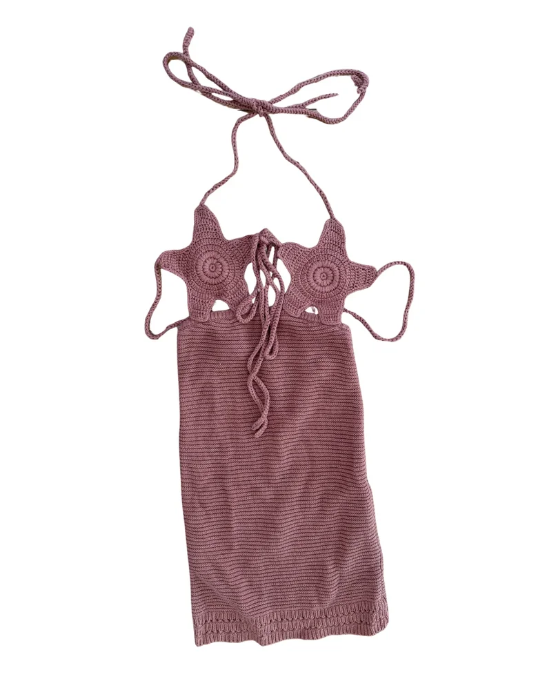 Lovers and Friends - Delphi Crochet Star Fish Dress - XS