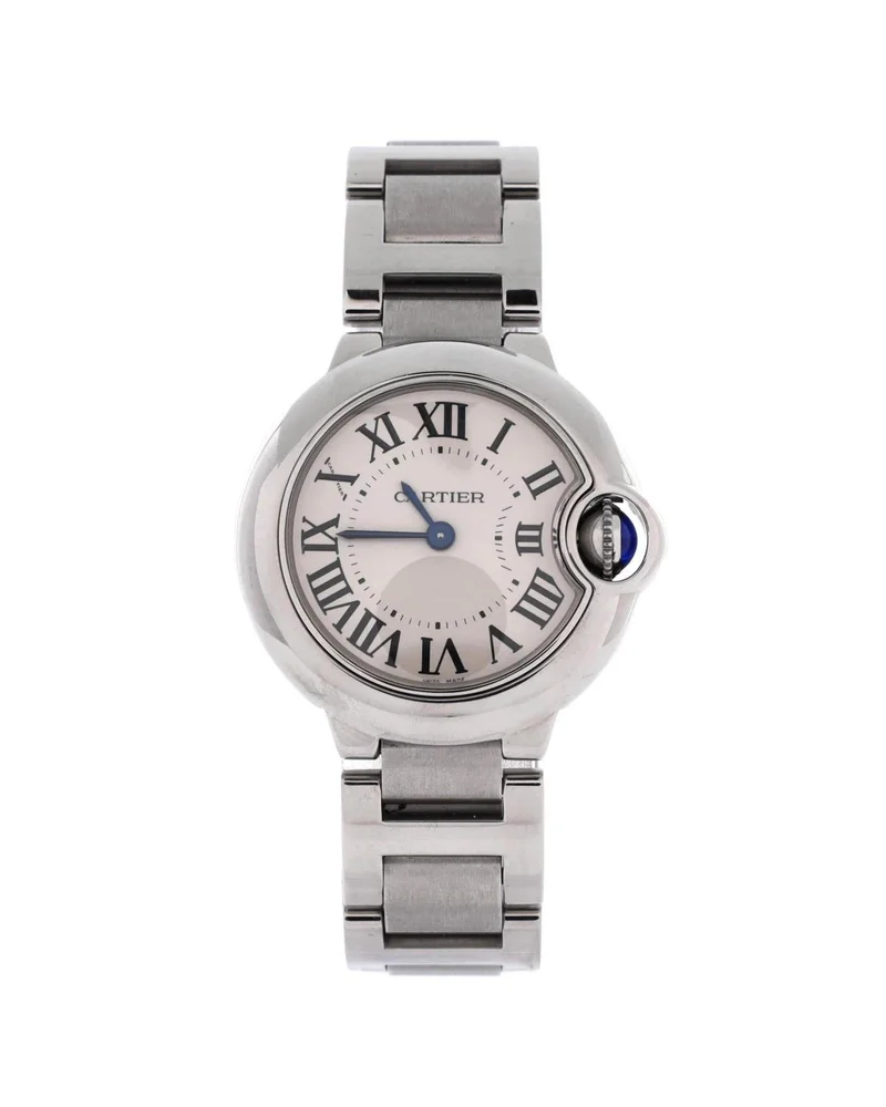 Pre-Owned Ballon Bleu de Cartier Quartz Watch, Steel, 28mm