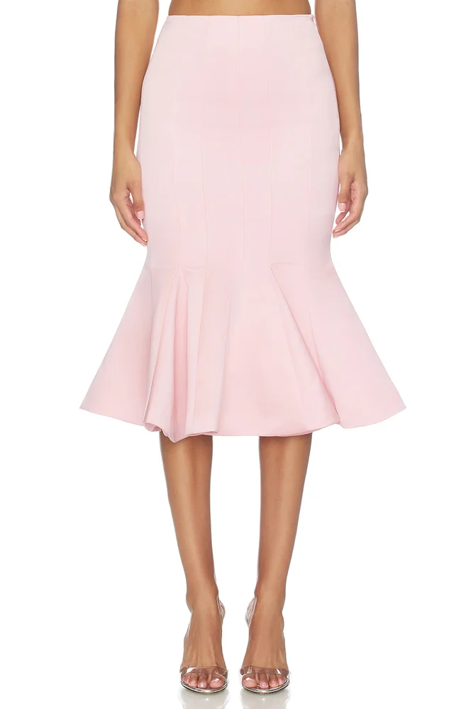Seamed Trumpet Skirt