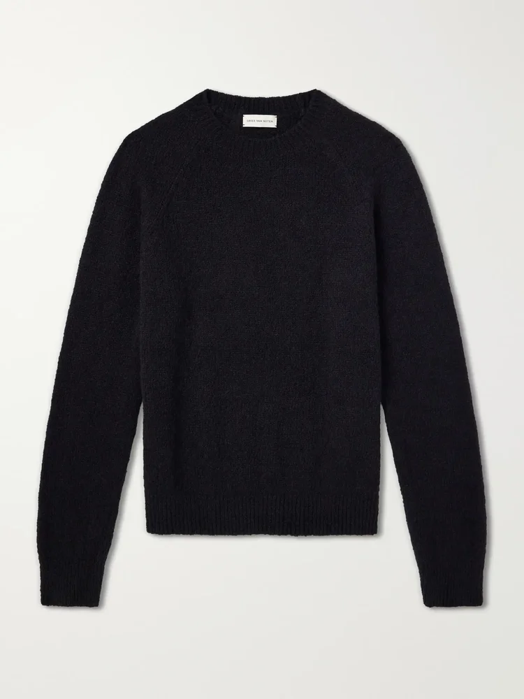 Brushed Alpaca and Wool-Blend Sweater