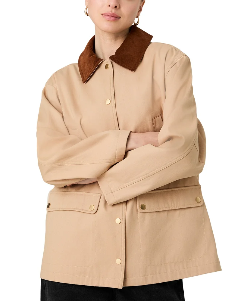 Barn Contrast Collar Jacket