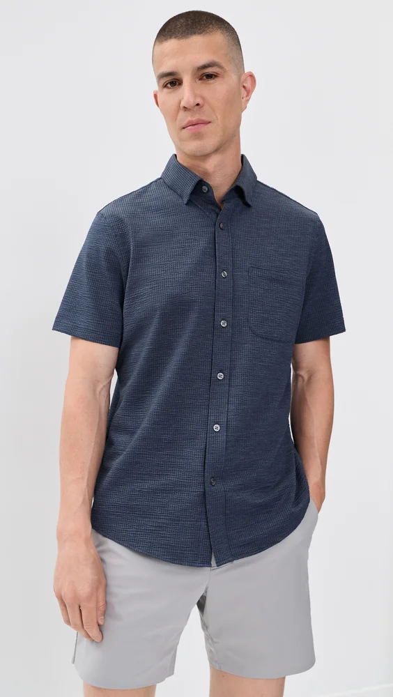 Commuter Seersucker Button Down Shirt