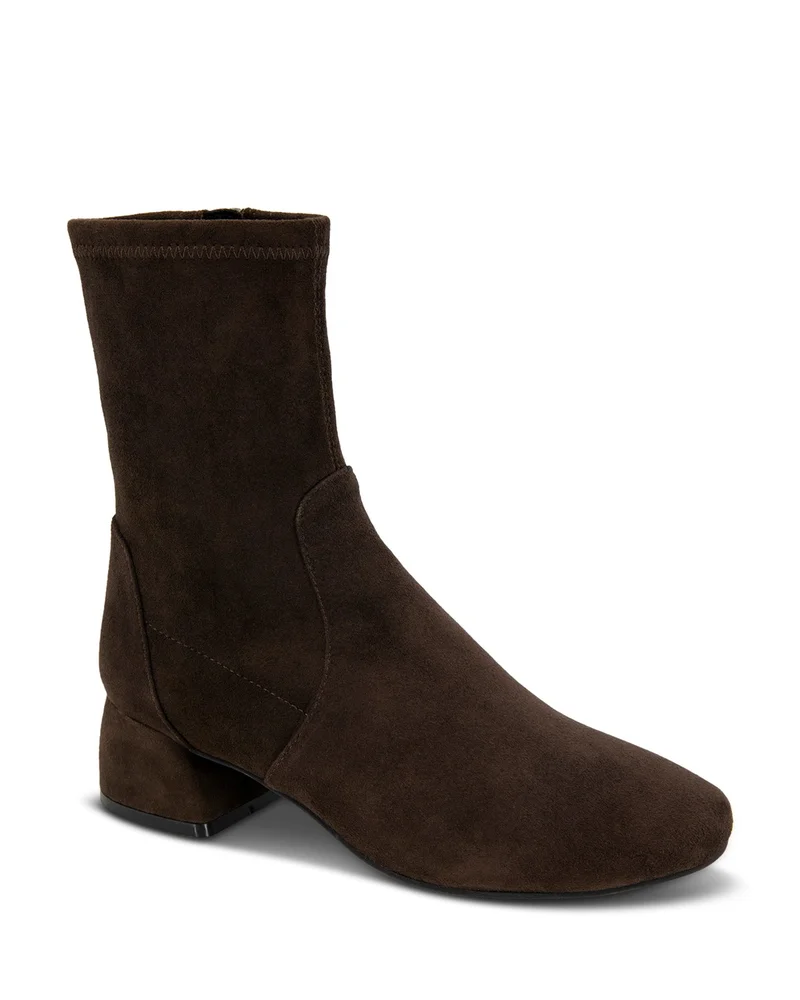 Emily Zip Mid Heel Boots