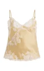 Madeleine Lace-Trimmed Satin Cami