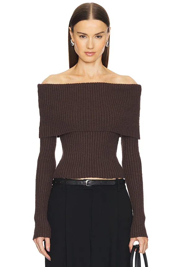 Namir Off Shoulder Sweater