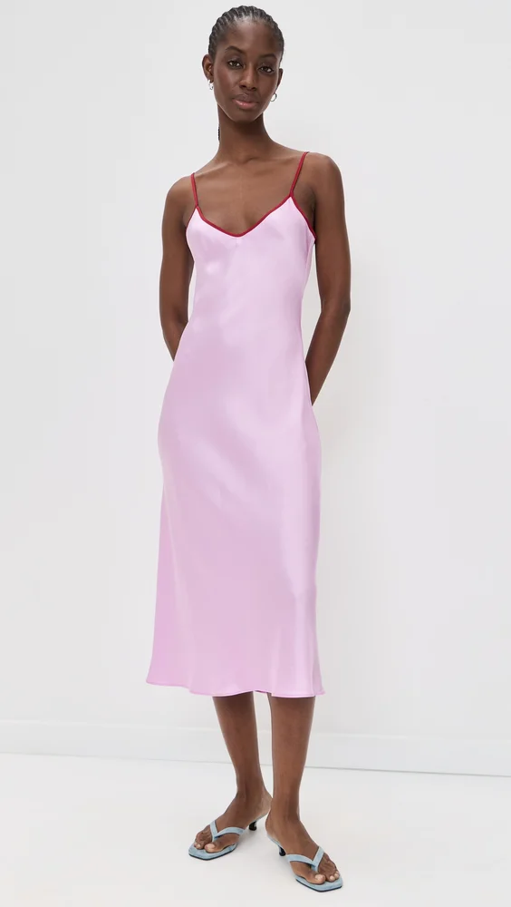 Silk Bias Slip Dress